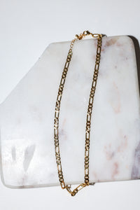 Gold Chain Link Necklace