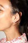 Large with Pearl Detail Hoops