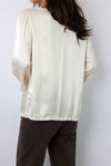 Cobie V-Neck Satin Top