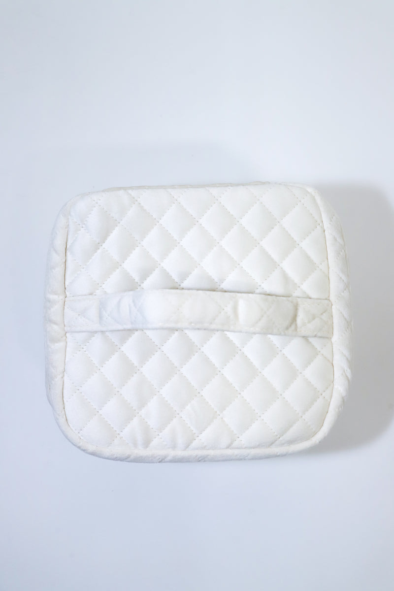 Velvet Skin Open Top Cosmetic Bag