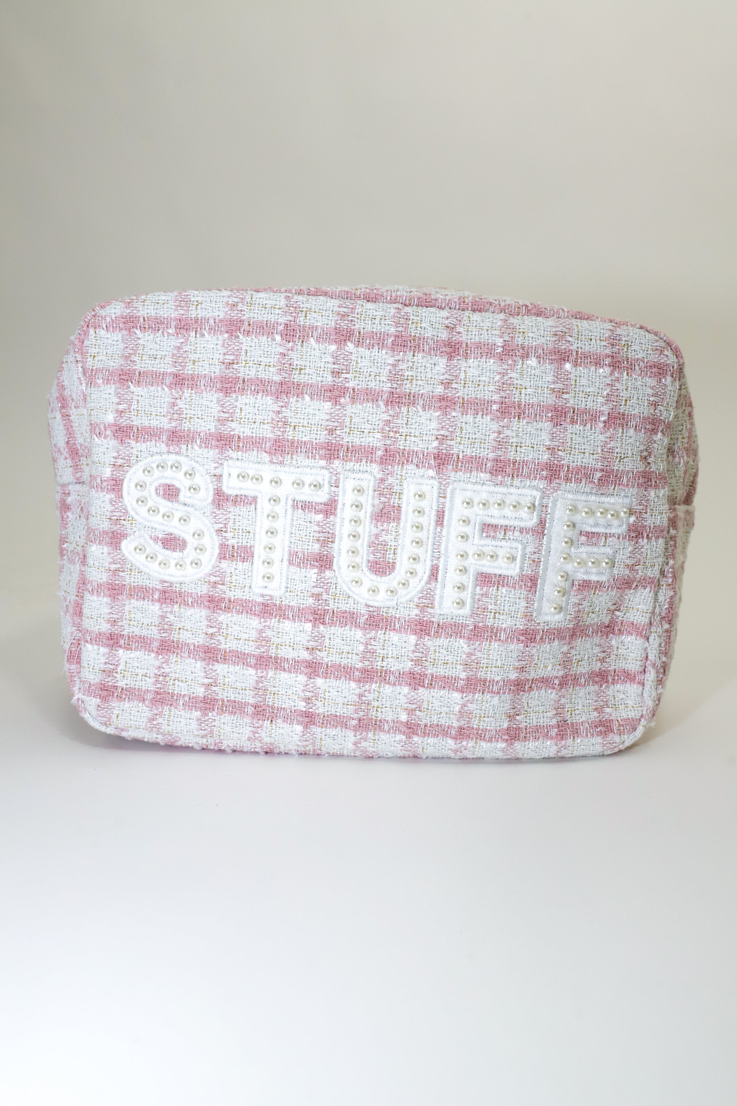 Stuff XL Bag Pink Plaid