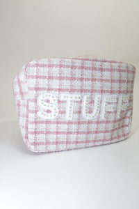 Stuff XL Bag Pink Plaid