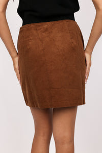 Corduroy Mini Skirt
