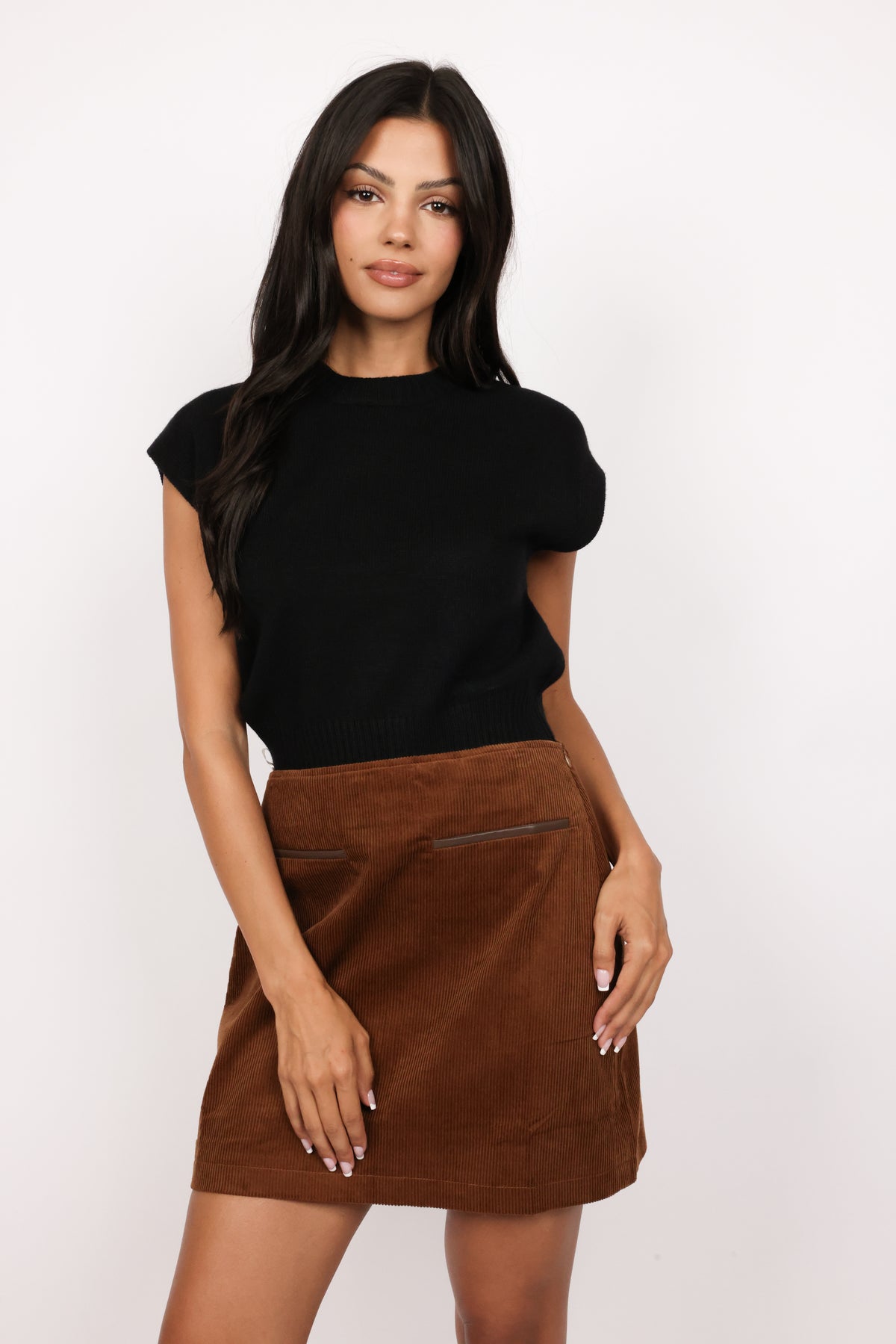 Sleeveless Sweater Top