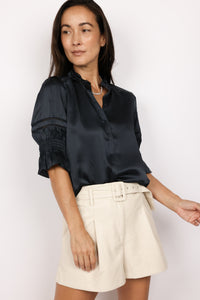 Go Silk Go Luxe Fleamarket Embellished Top