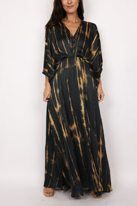 Kimono Sleeve Maxi Dress