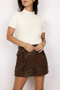 Alani Mock Neck Knit Top
