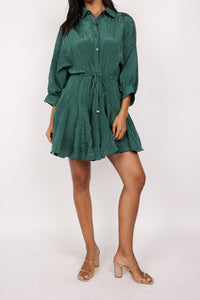 Crinkle Flowy Mini Dress