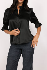 Go Silk Go Luxe Fleamarket Embellished Top