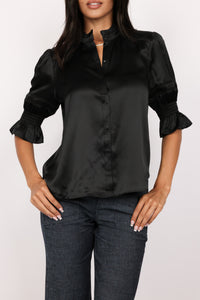 Go Silk Go Luxe Fleamarket Embellished Top