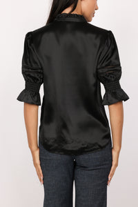 Go Silk Go Luxe Fleamarket Embellished Top