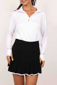 Golftini Long Sleeve Fabulous Mock Pullover