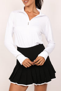 Golftini Long Sleeve Fabulous Mock Pullover