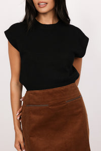 Sleeveless Sweater Top