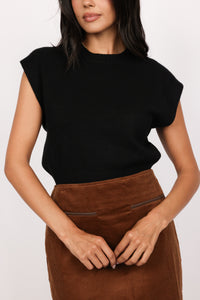 Sleeveless Sweater Top