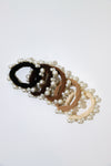 Pearl Hair Ties Set of 5