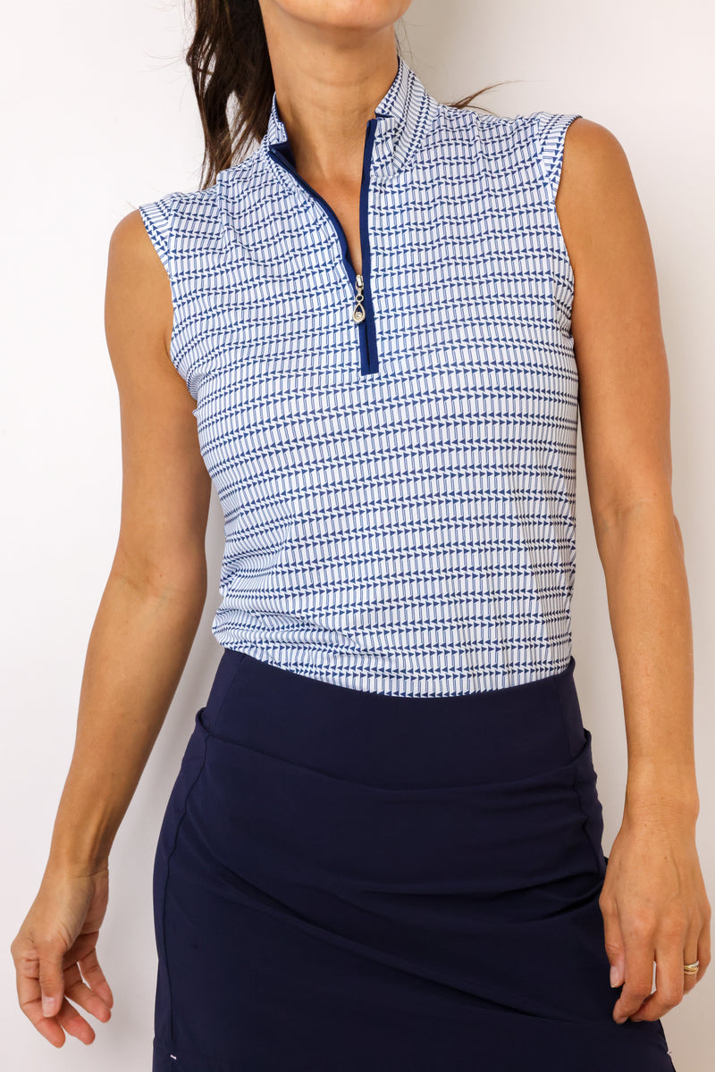 SanSoleil SolCool Sleeveless Mock
