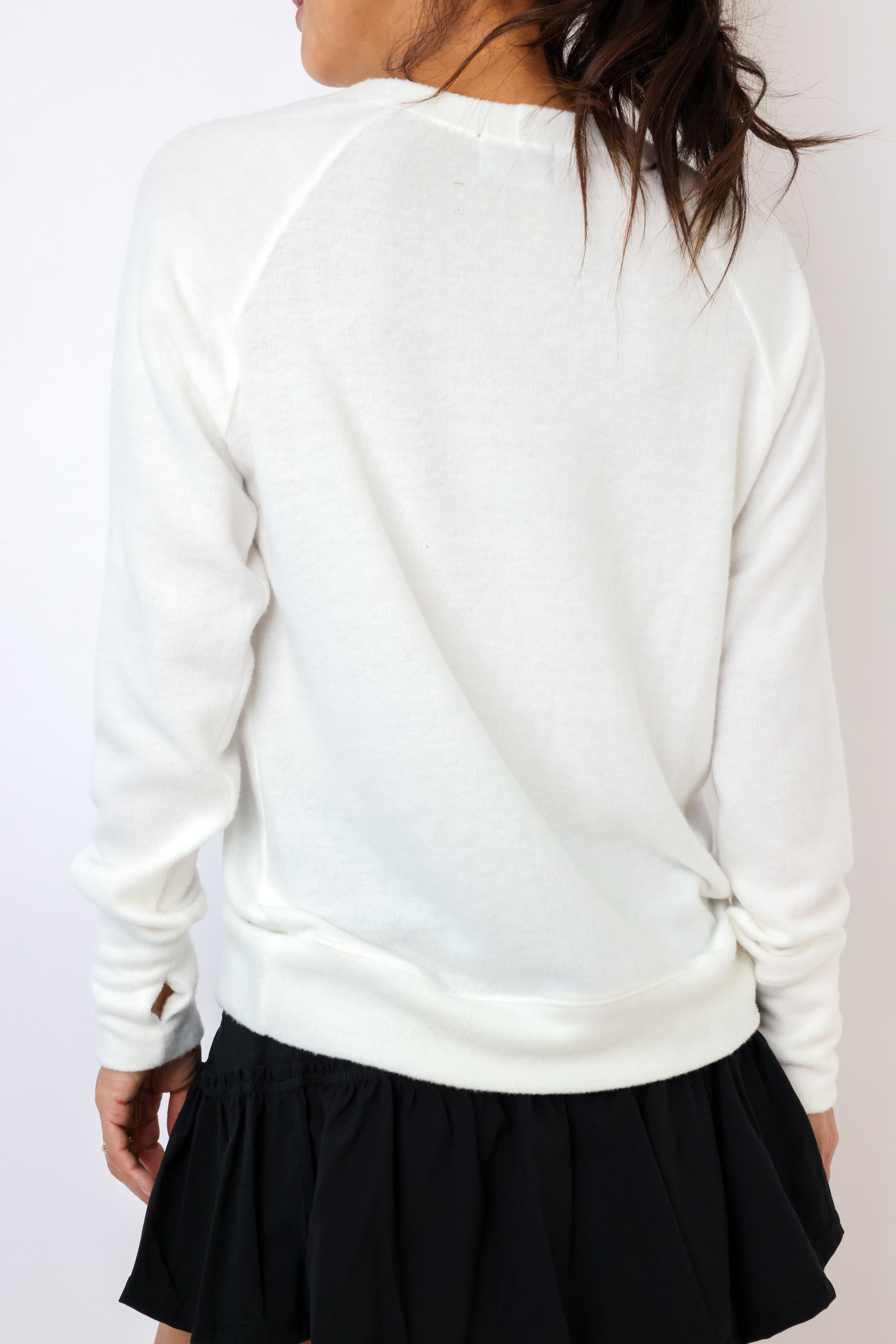 Embroidered Golf Lightweight Brushed Fleece Pullover Sweater