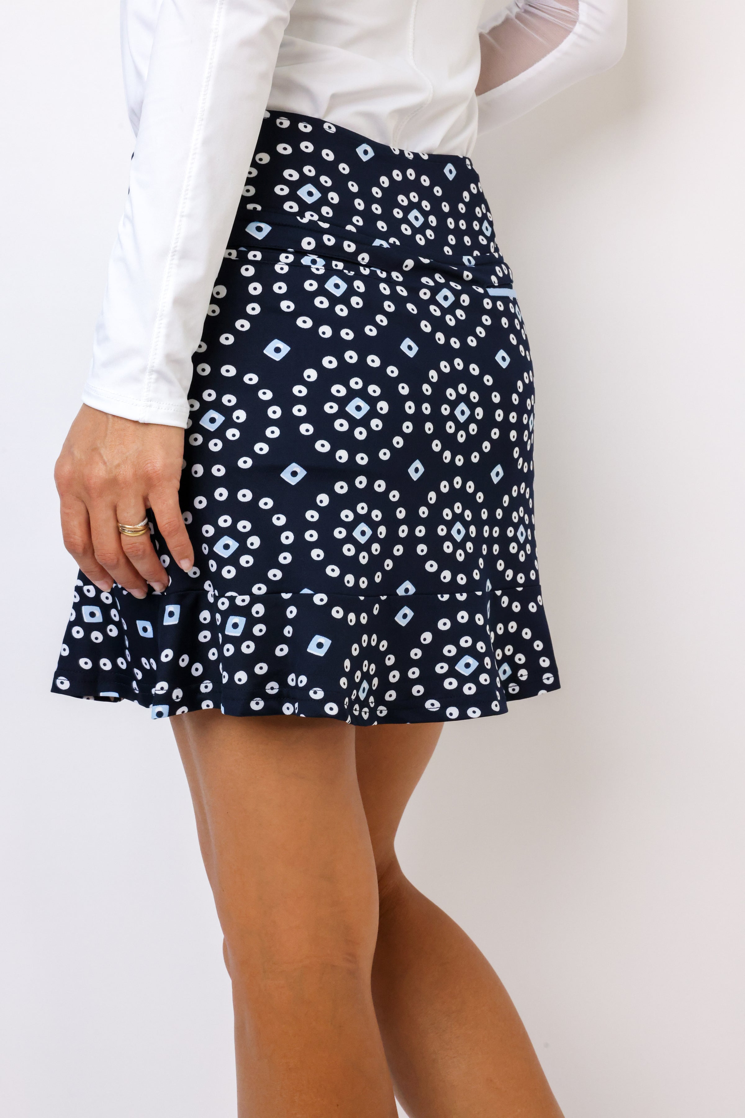 Golftini 16.5" Pull-on Ruffle Skirt
