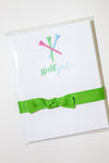 Golf Girl Mini Notepad