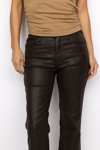 Kut Kelsey Coated High Rise Ankle Flare