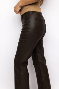 Kut Kelsey Coated High Rise Ankle Flare