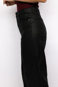 Hidden Coated High Rise Dad Jeans