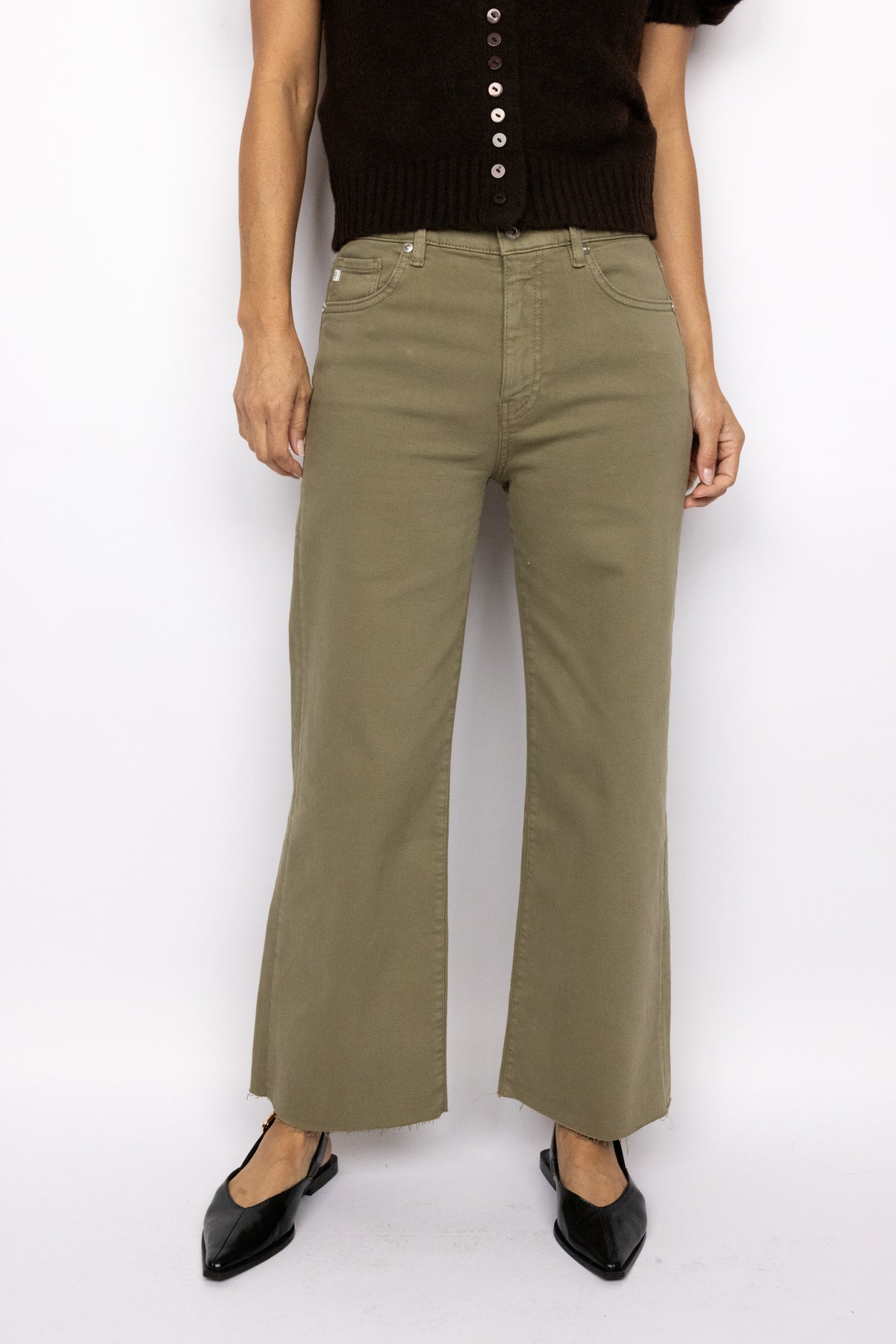 AG Saige Wide Leg Crop