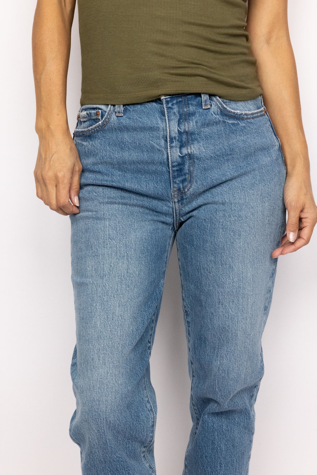 Daze Smarty Pants High Rise Slim Straight