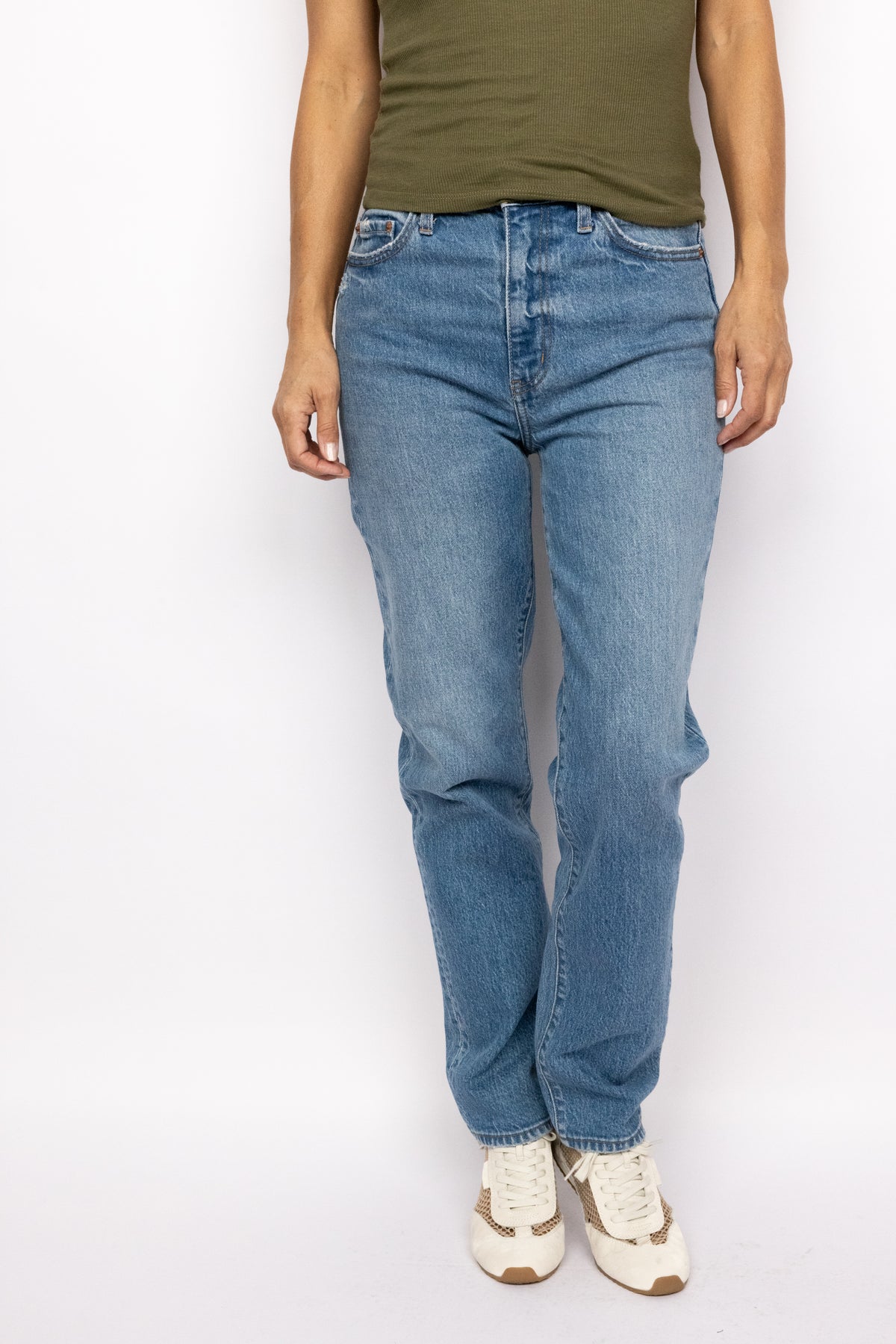 Daze Smarty Pants High Rise Slim Straight