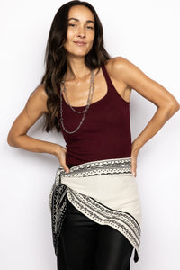 Olsen Scoop Neck Rib Tank