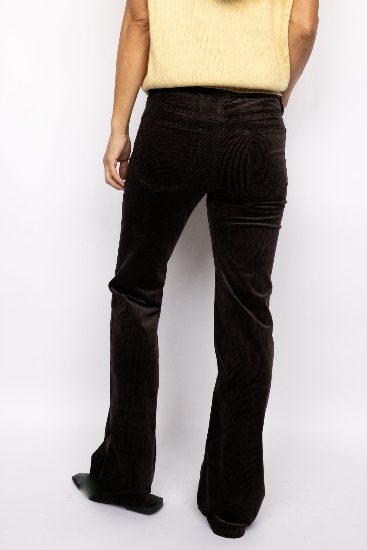 Good American Good Low Rise Bootcut Corduroy Pants