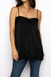 Livia Lace Split Hem Camisole Top