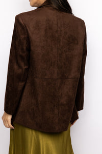 Suede Blazer Jacket