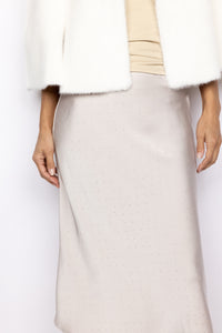 Satin Midi Skirt