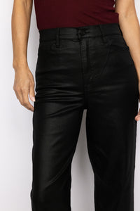 Hidden Coated High Rise Dad Jeans