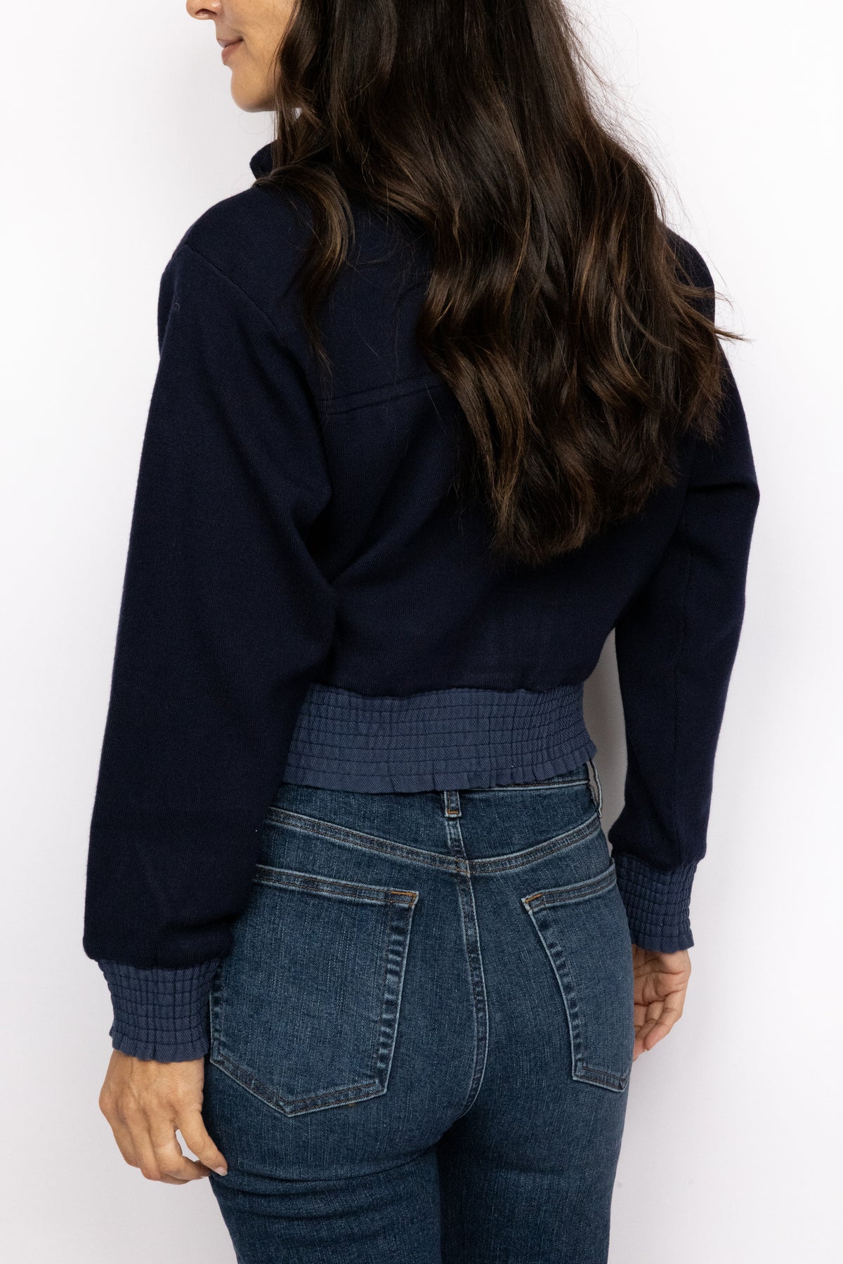 Mock Neck Zip Up Jacket