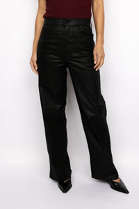 Hidden Coated High Rise Dad Jeans