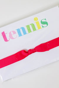Tennis Bold Notepad