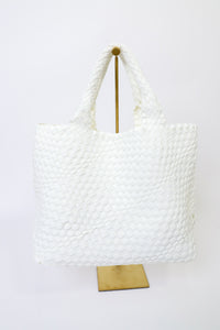 Lily Woven Neoprene Tote with Pouch