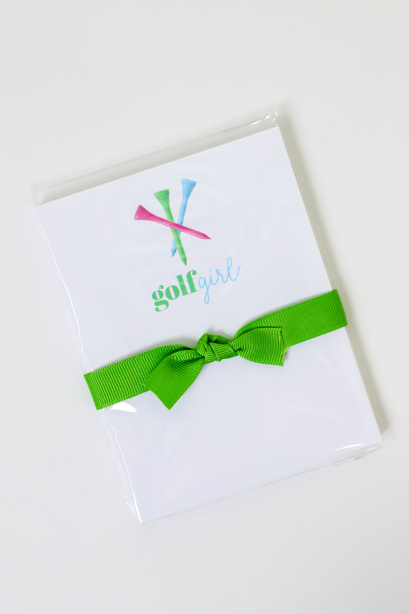 Golf Girl Mini Notepad