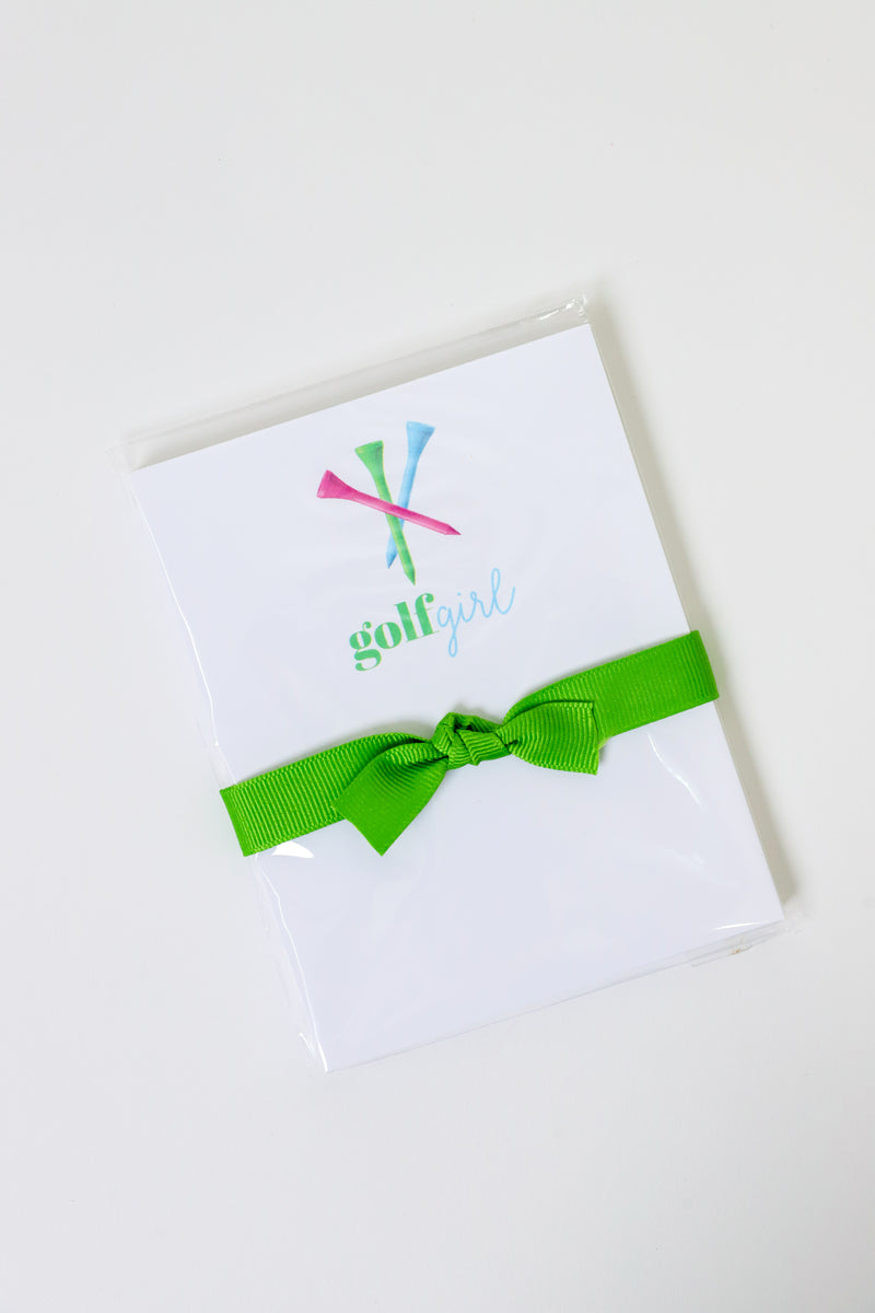 Golf Girl Mini Notepad