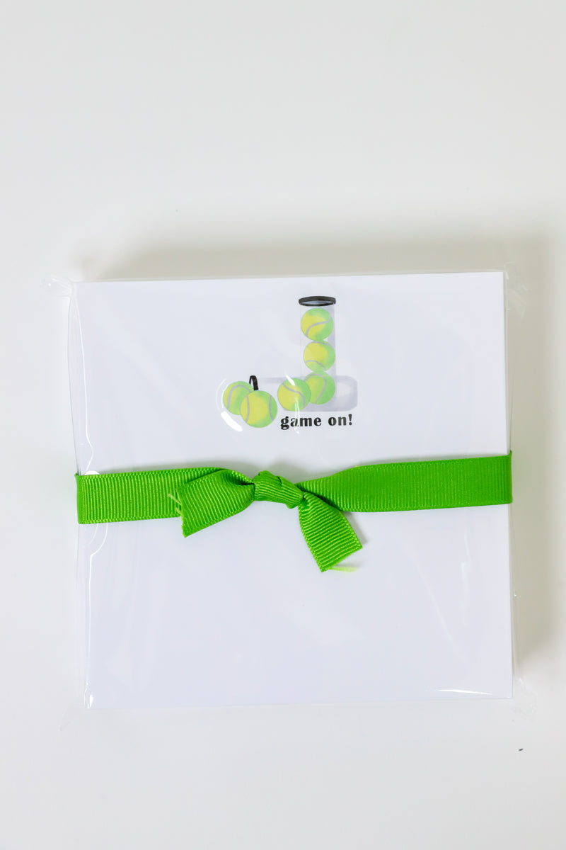 Game On Tennis Notepad