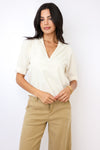 Sweet Clementine V-Neck Top