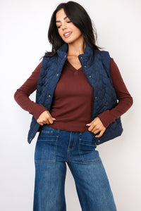 J.Society Heart Puffer Vest