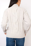 Ribbed Cable Knit Sweater