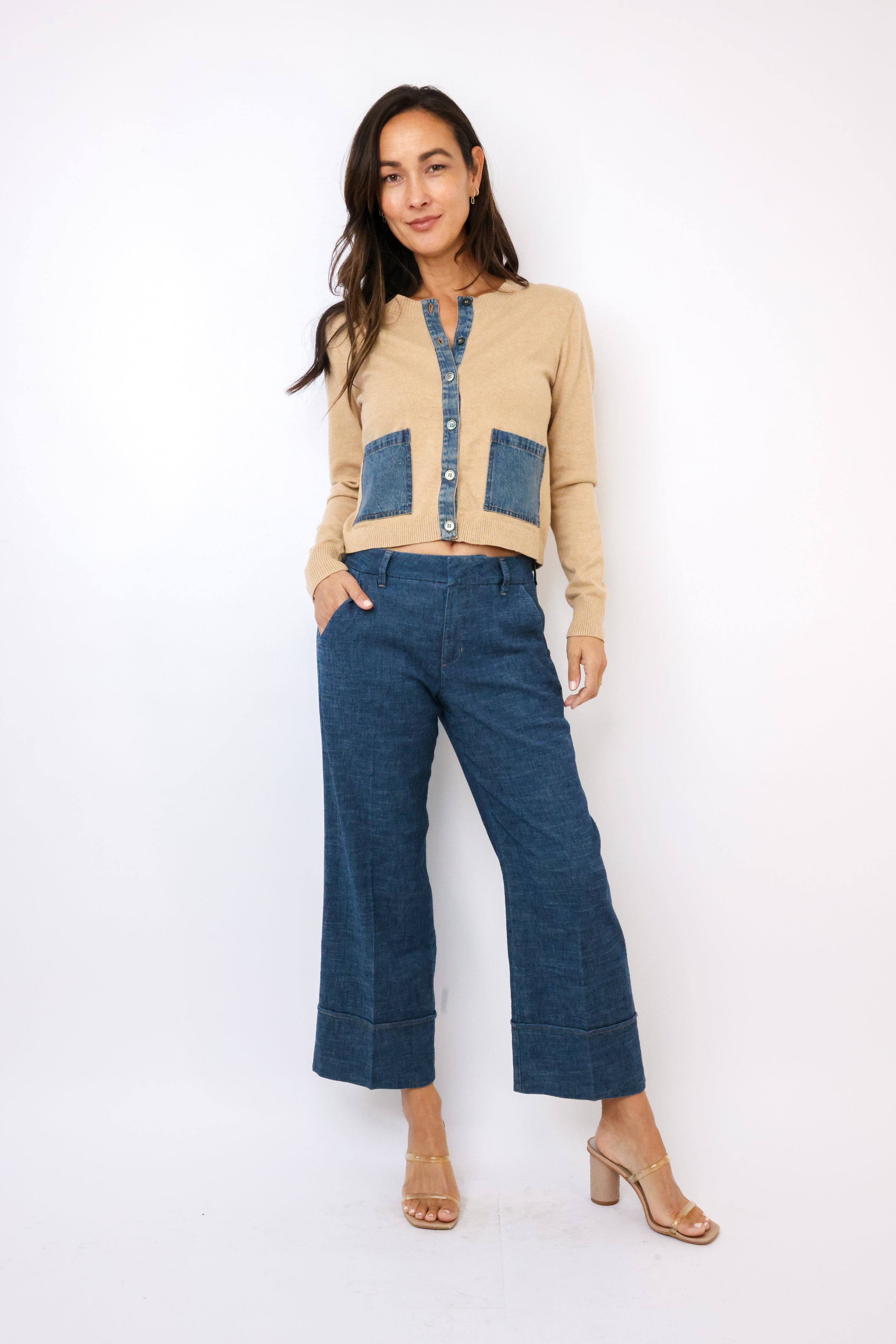 Level99 Lauren Cuffed Trouser