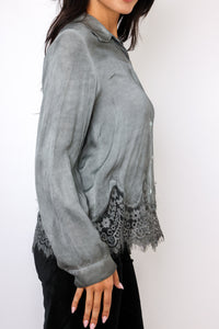 Blouse With Lace Detail