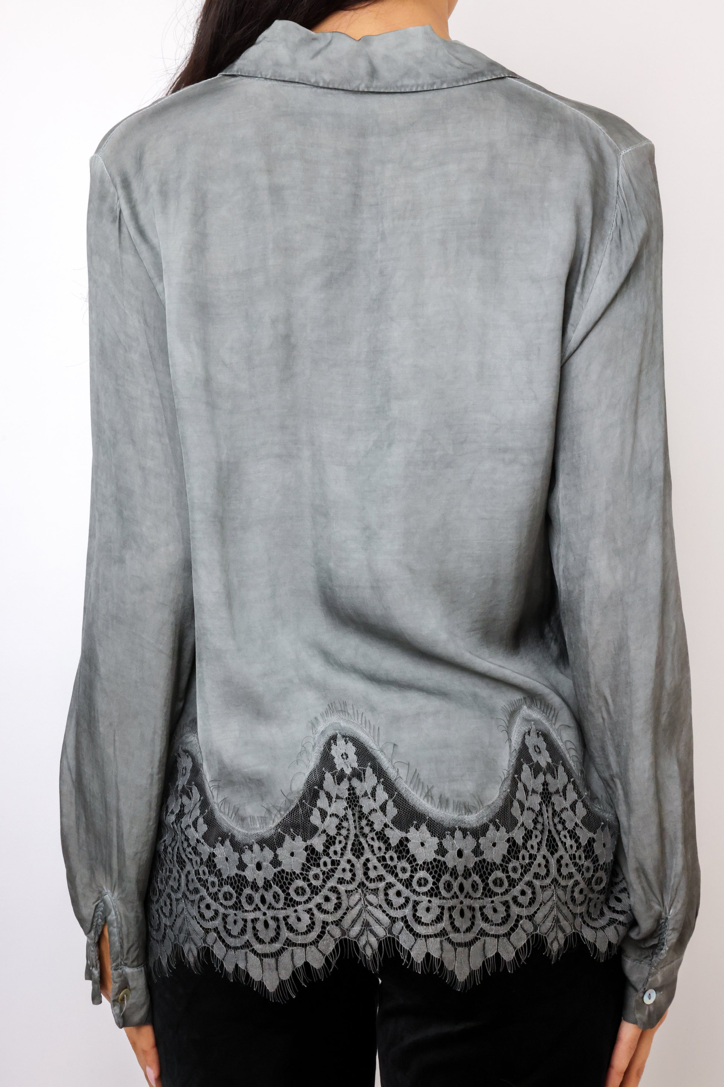 Blouse With Lace Detail