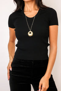Basic U Neck Top